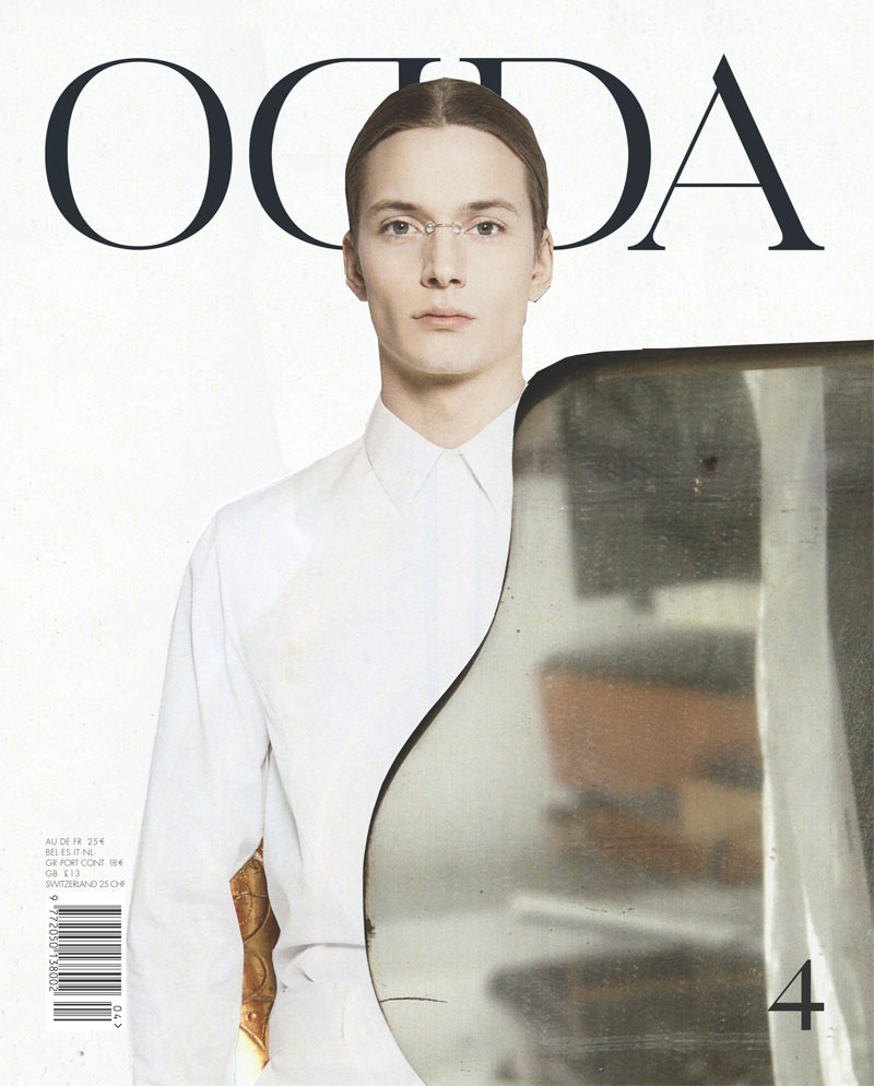 Linus Gustin featured on the Odda cover from April 2013