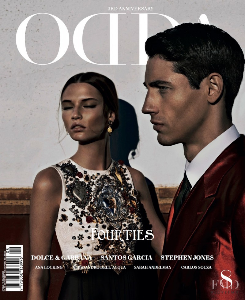 Lieke van Houten featured on the Odda cover from March 2015