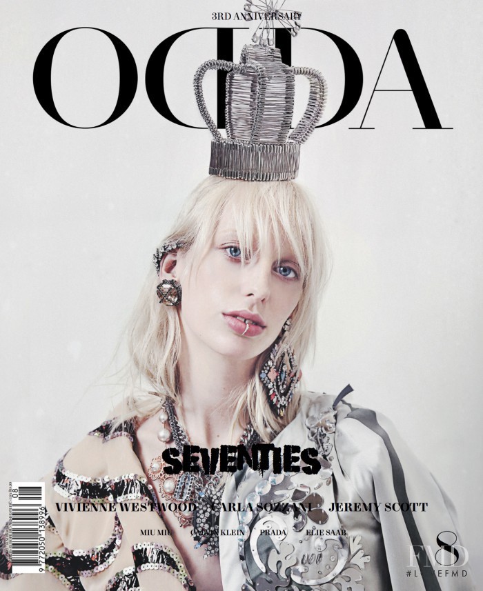 Lili Sumner featured on the Odda cover from March 2015