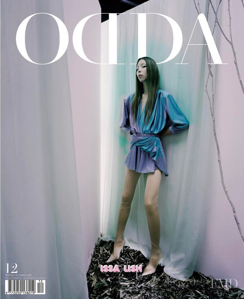 Issa Lish featured on the Odda cover from February 2017