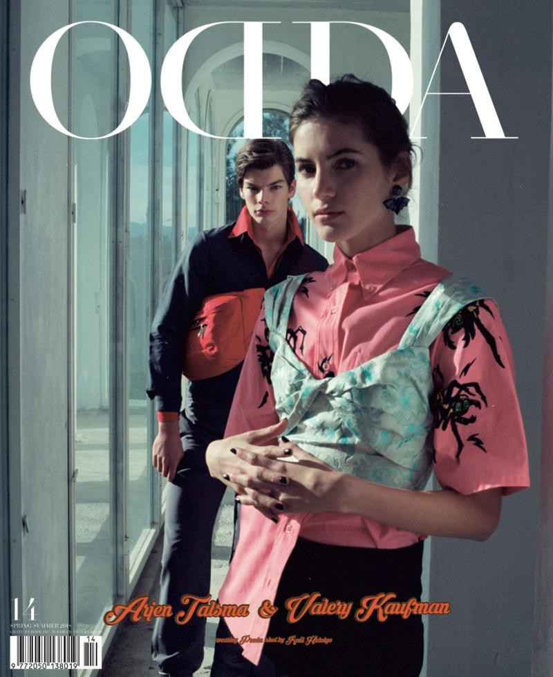 Valery Kaufman featured on the Odda cover from February 2018
