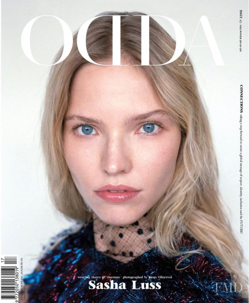 Sasha Luss featured on the Odda cover from September 2019