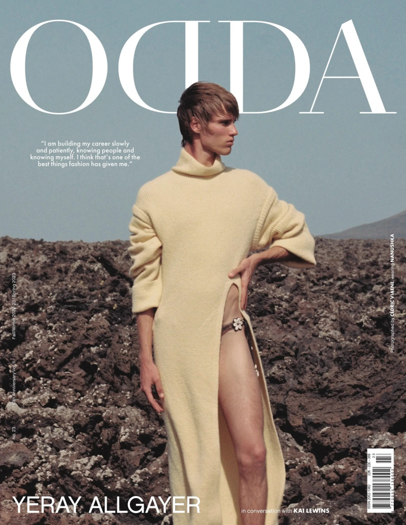 Yeray Allgayer featured on the Odda cover from September 2022