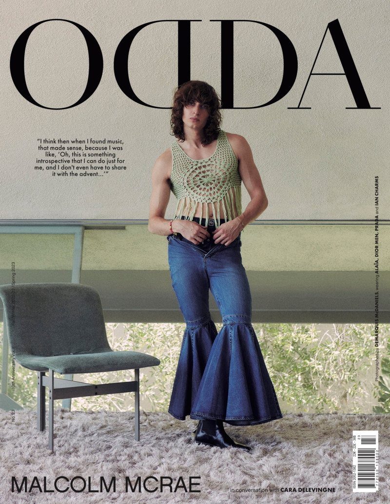 Malcolm McRae featured on the Odda cover from September 2022