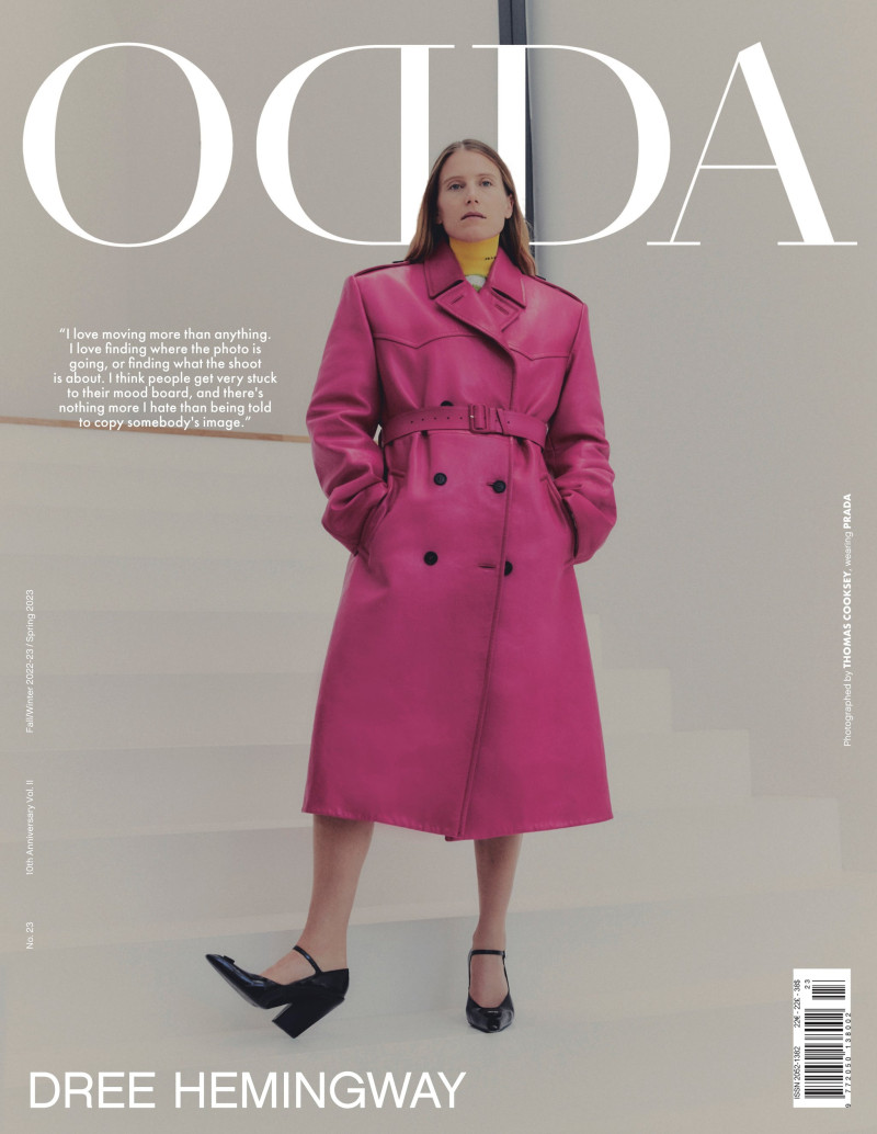 Dree Hemingway featured on the Odda cover from September 2022