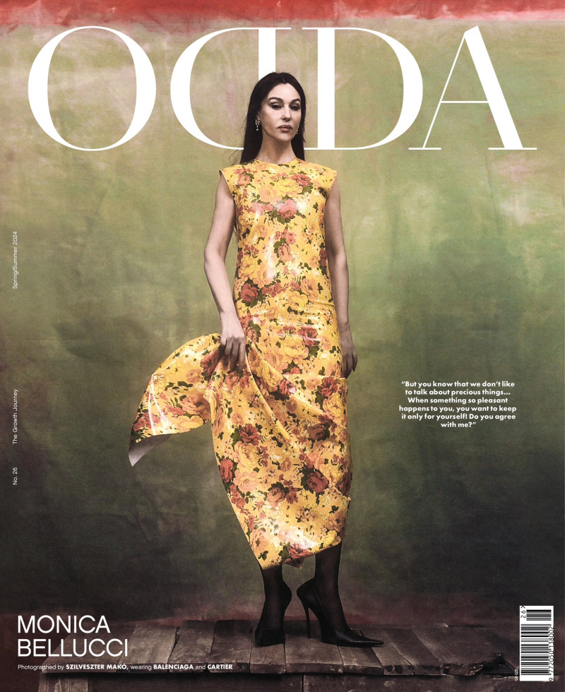 Monica Bellucci featured on the Odda cover from March 2024
