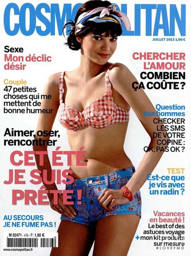 Kersty featured on the Cosmopolitan France cover from July 2013