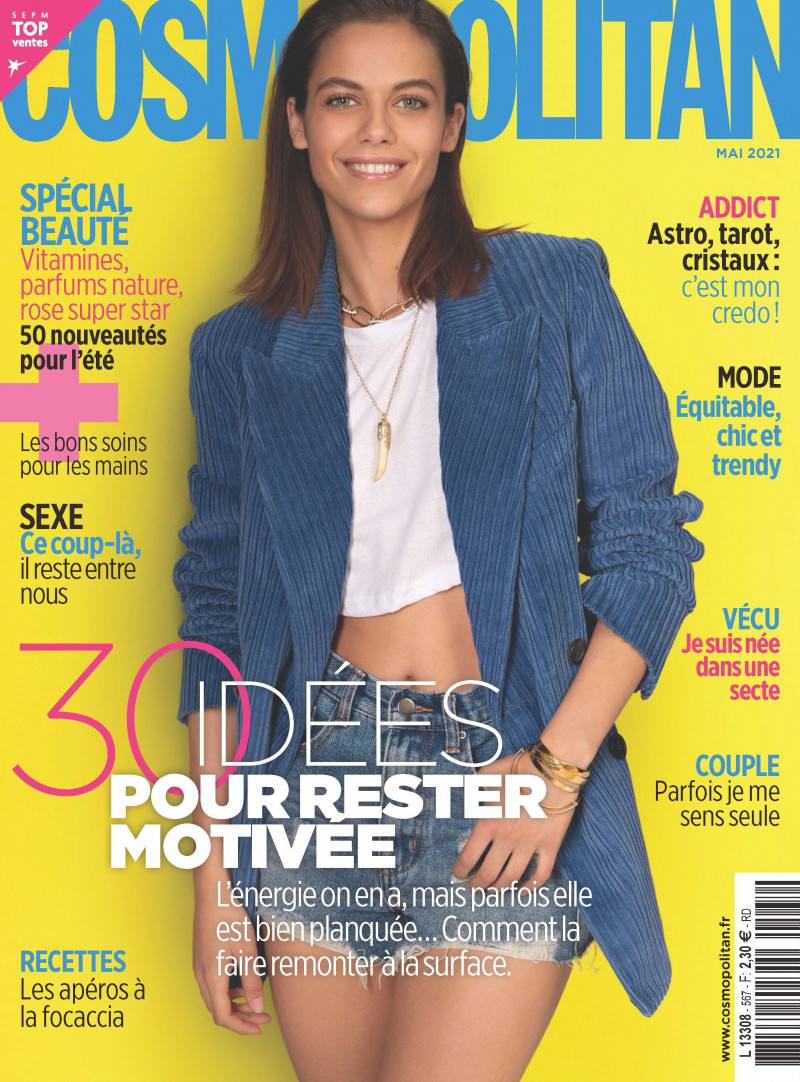 Anna Kindalova

 featured on the Cosmopolitan France cover from May 2021