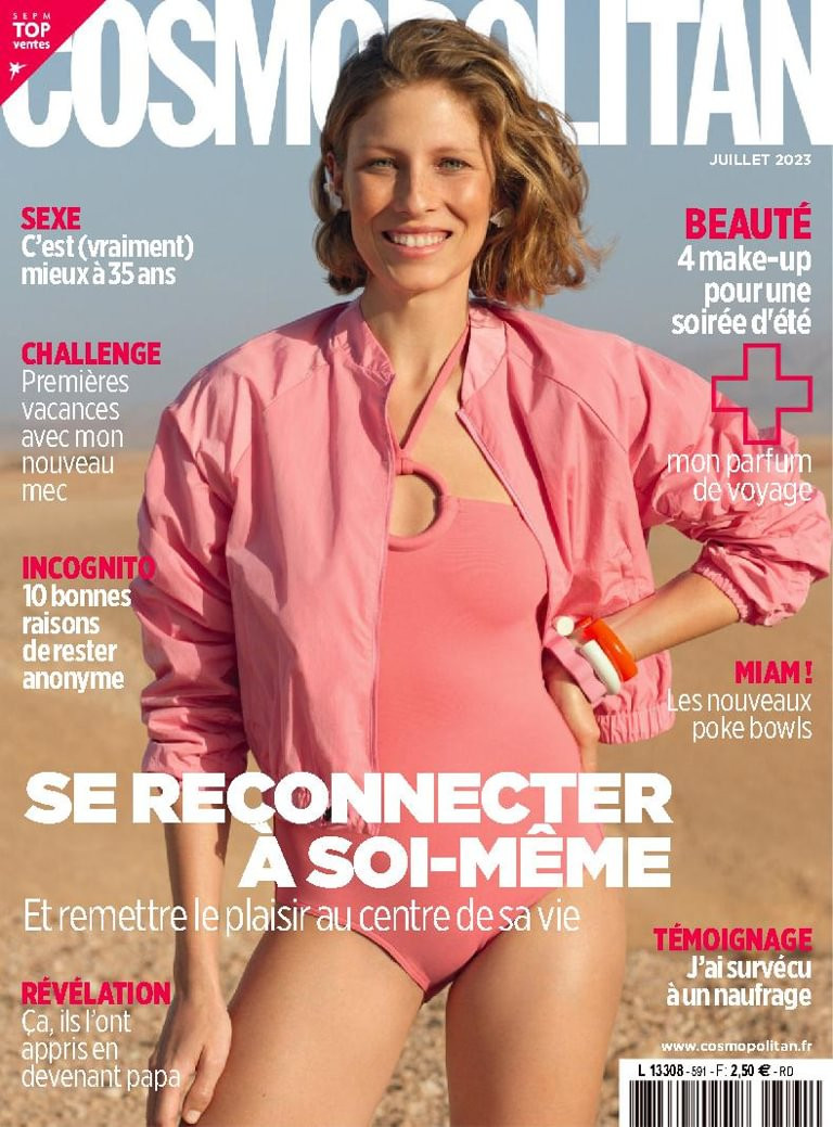  featured on the Cosmopolitan France cover from July 2023
