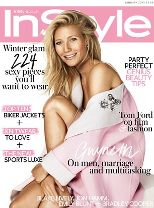 Gwyneth Paltrow featured on the InStyle UK cover from January 2013