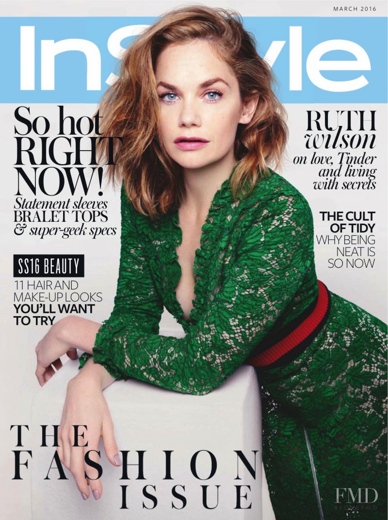 Ruth Wilson featured on the InStyle UK cover from March 2016