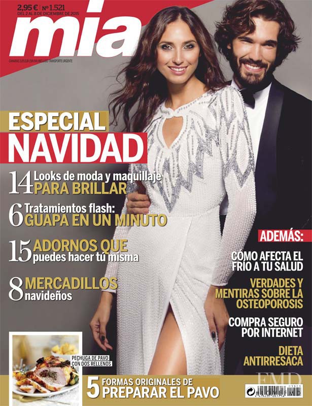 Mayte de la Iglesia featured on the Mia cover from December 2015
