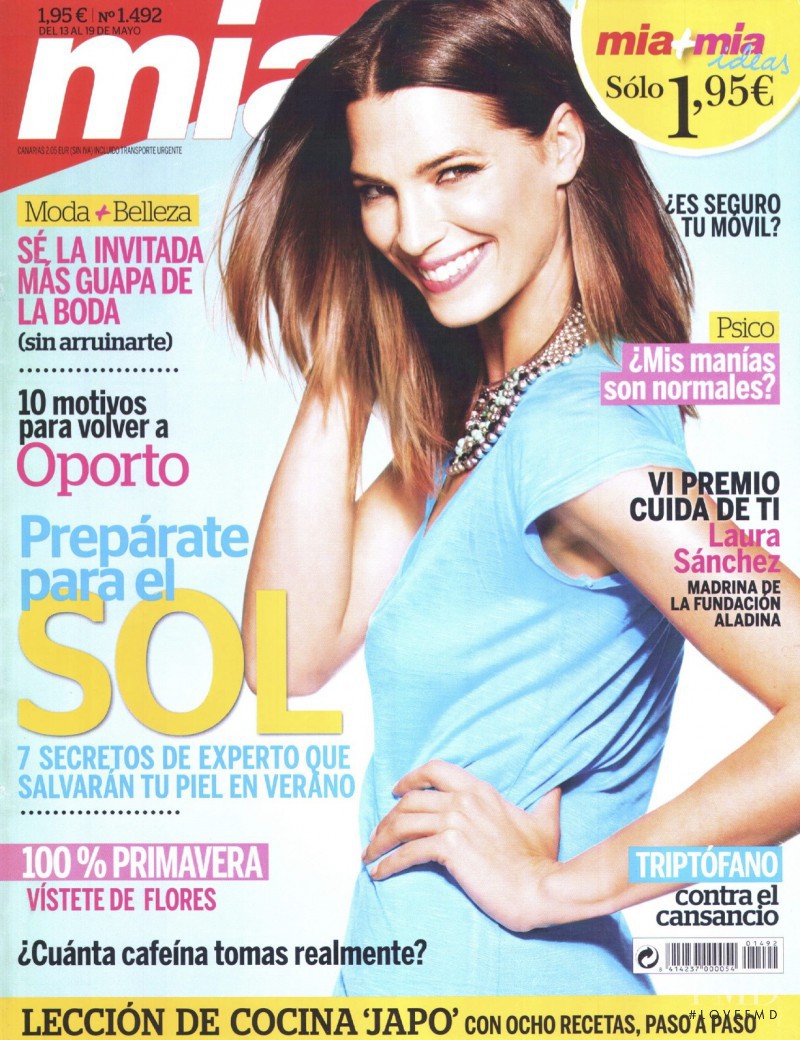 Laura Sanchez featured on the Mia cover from May 2015