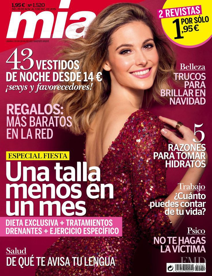 Alejandra Andreu featured on the Mia cover from November 2015