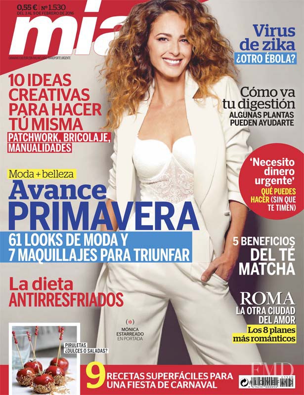 Mónica Estarreado featured on the Mia cover from February 2016