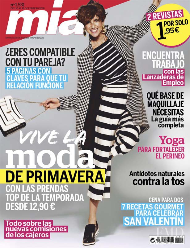 Natalia Lopez featured on the Mia cover from February 2016