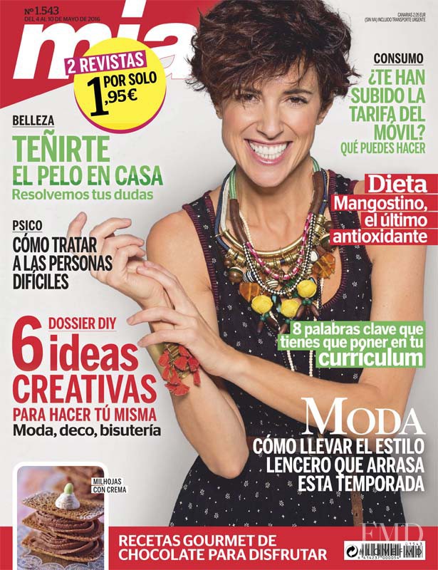 Natalia Lopez featured on the Mia cover from May 2016
