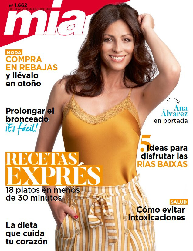 Ana Alvarez featured on the Mia cover from August 2018