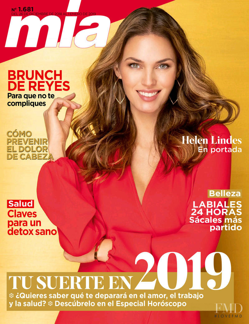 Helen Lindes featured on the Mia cover from December 2018