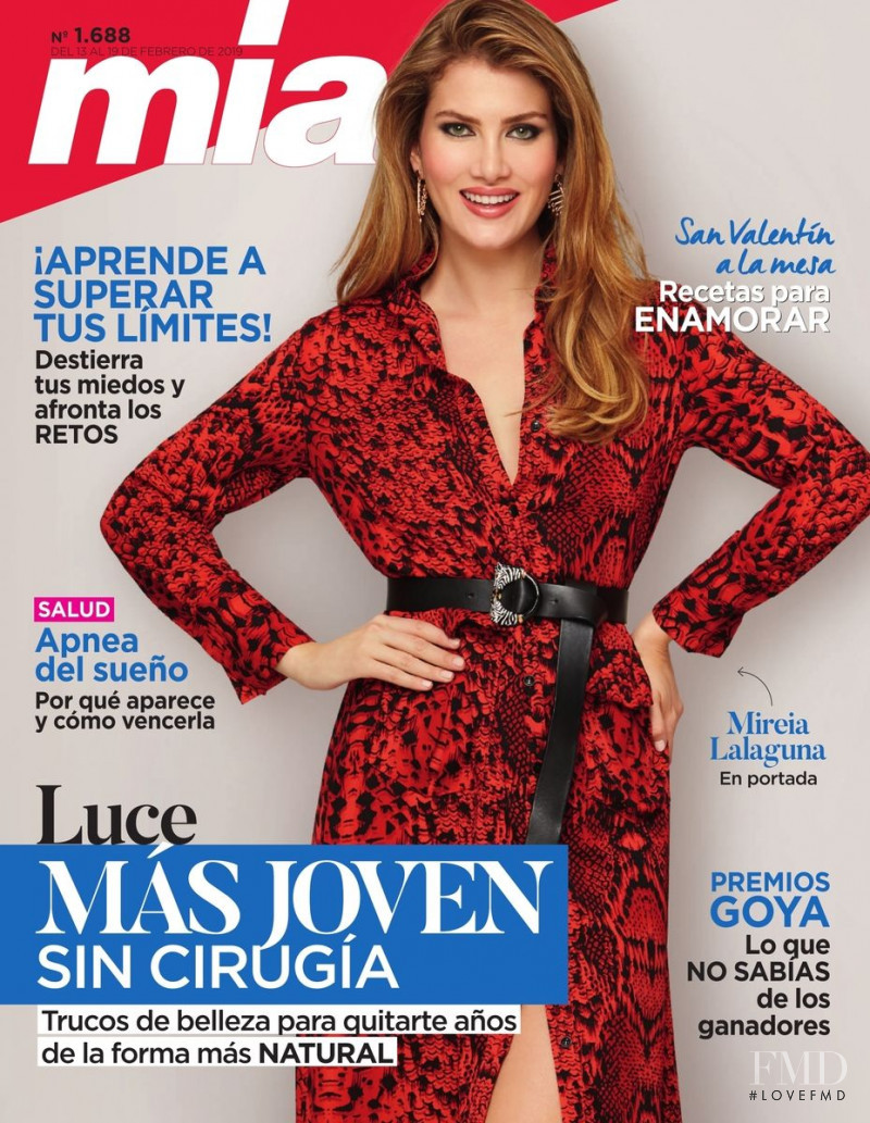 Mireia Lalaguna featured on the Mia cover from February 2019