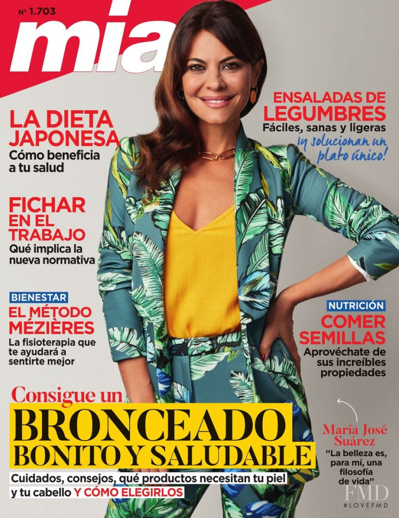 Maria Jose Suarez featured on the Mia cover from May 2019