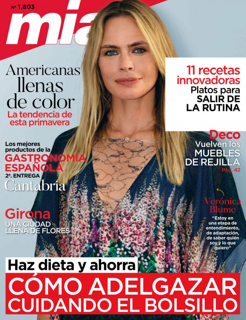 Veronica Blume featured on the Mia cover from April 2021