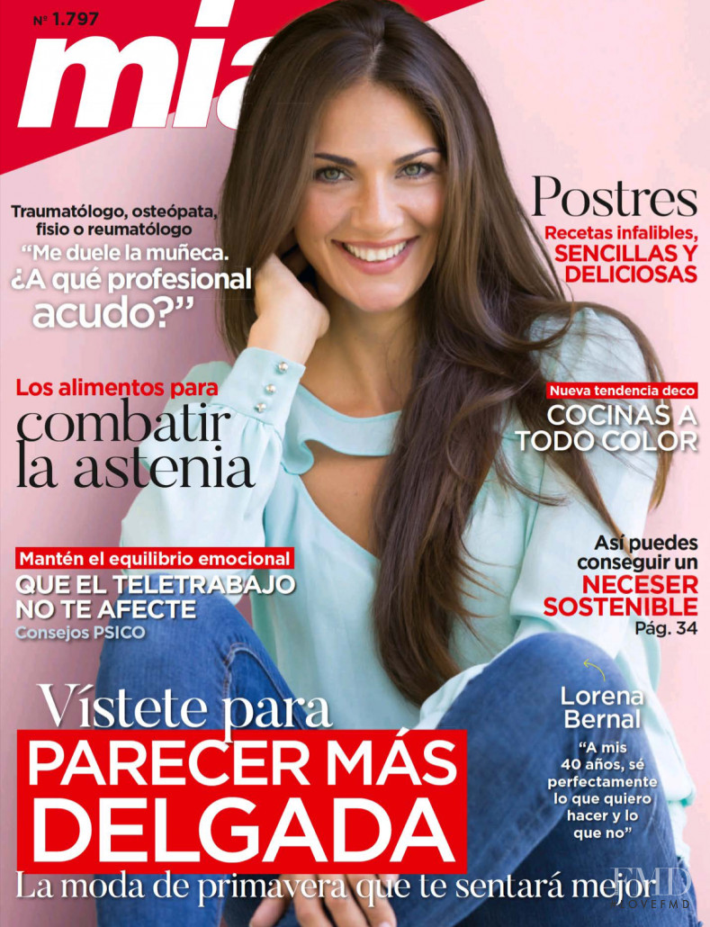 Lorena Bernal featured on the Mia cover from March 2021