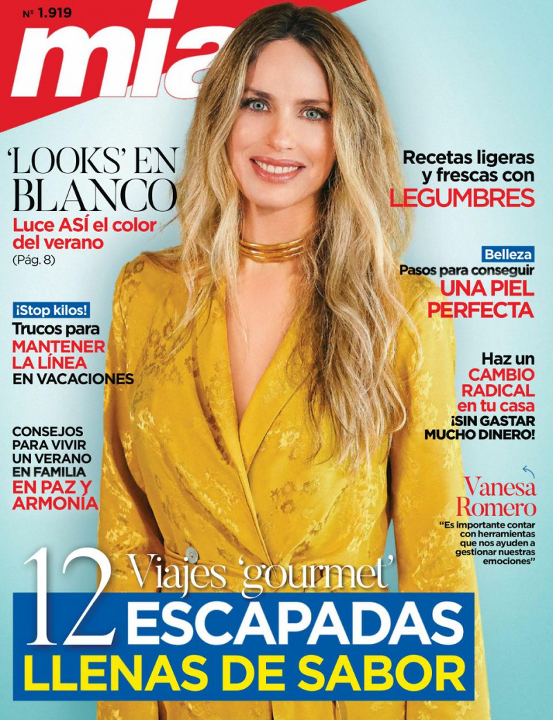 Vanesa Romero featured on the Mia cover from July 2023