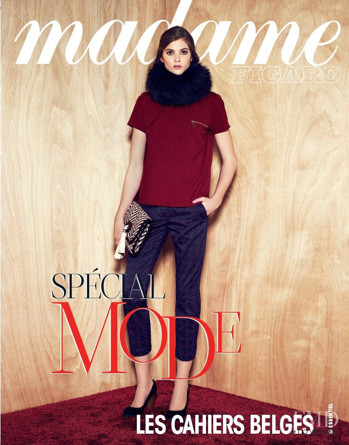  featured on the Madame Figaro Belgium cover from September 2012