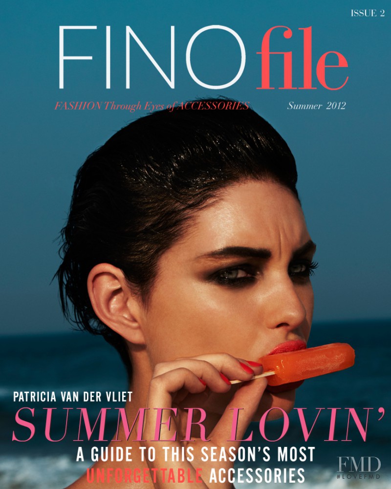 Patricia van der Vliet featured on the Fino File cover from July 2012