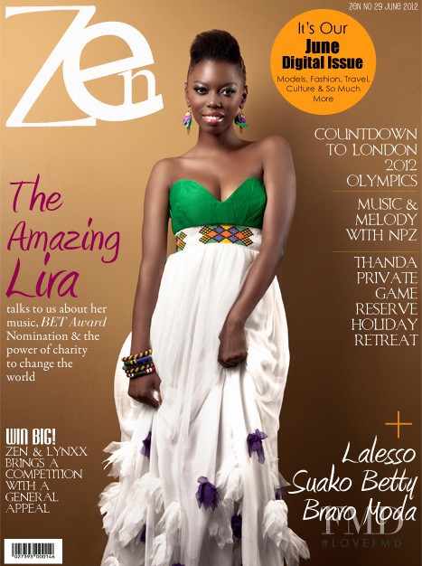  featured on the Zen Magazine Africa cover from June 2012