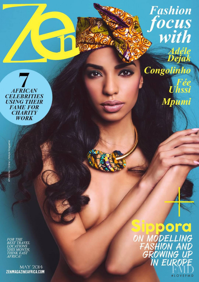 Sippora Jackson featured on the Zen Magazine Africa cover from May 2014