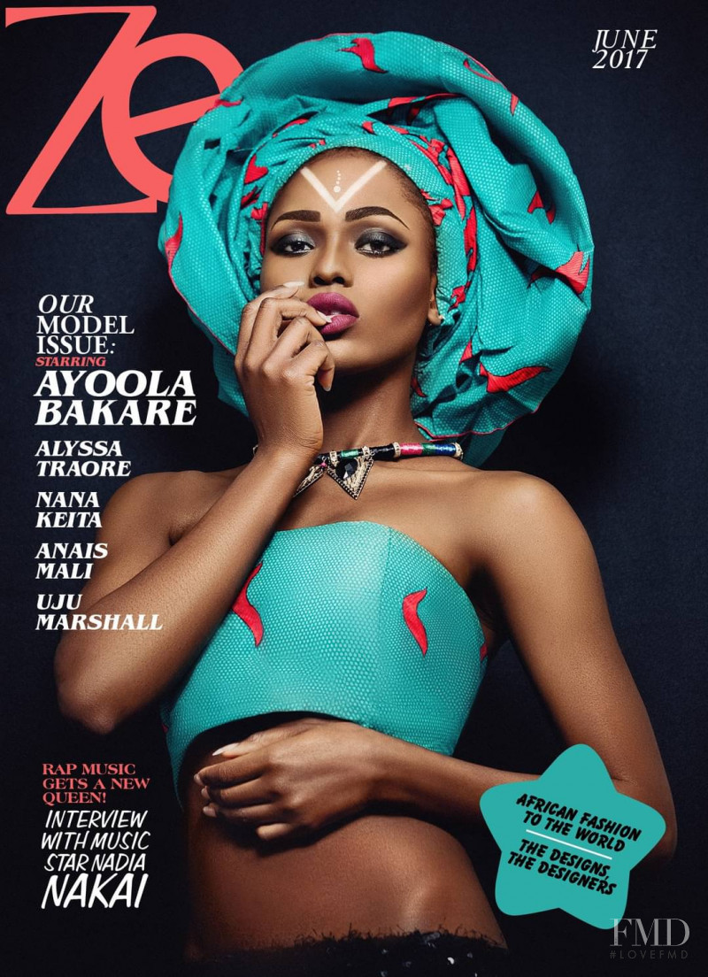 Ayoola Bakare featured on the Zen Magazine Africa cover from June 2017