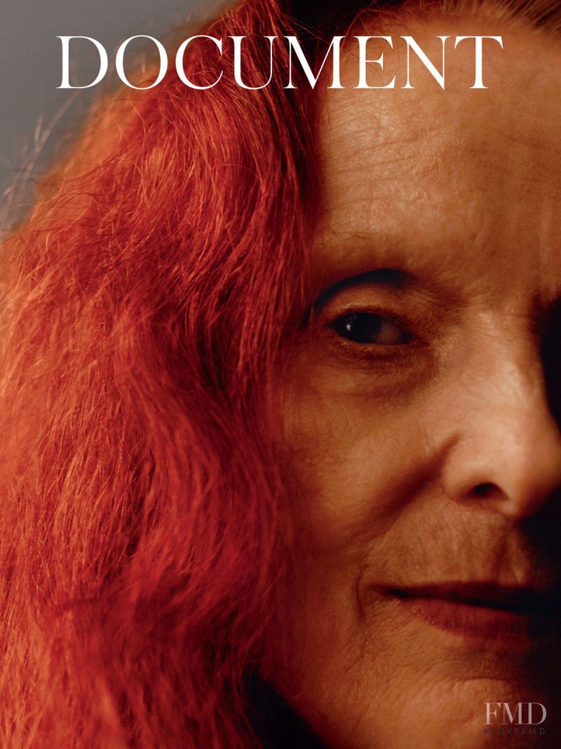 Grace Coddington featured on the Document Journal cover from February 2016
