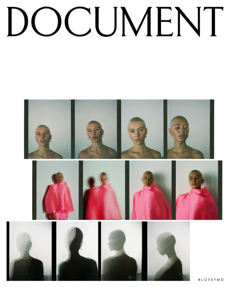 Iris Law featured on the Document Journal cover from December 2021