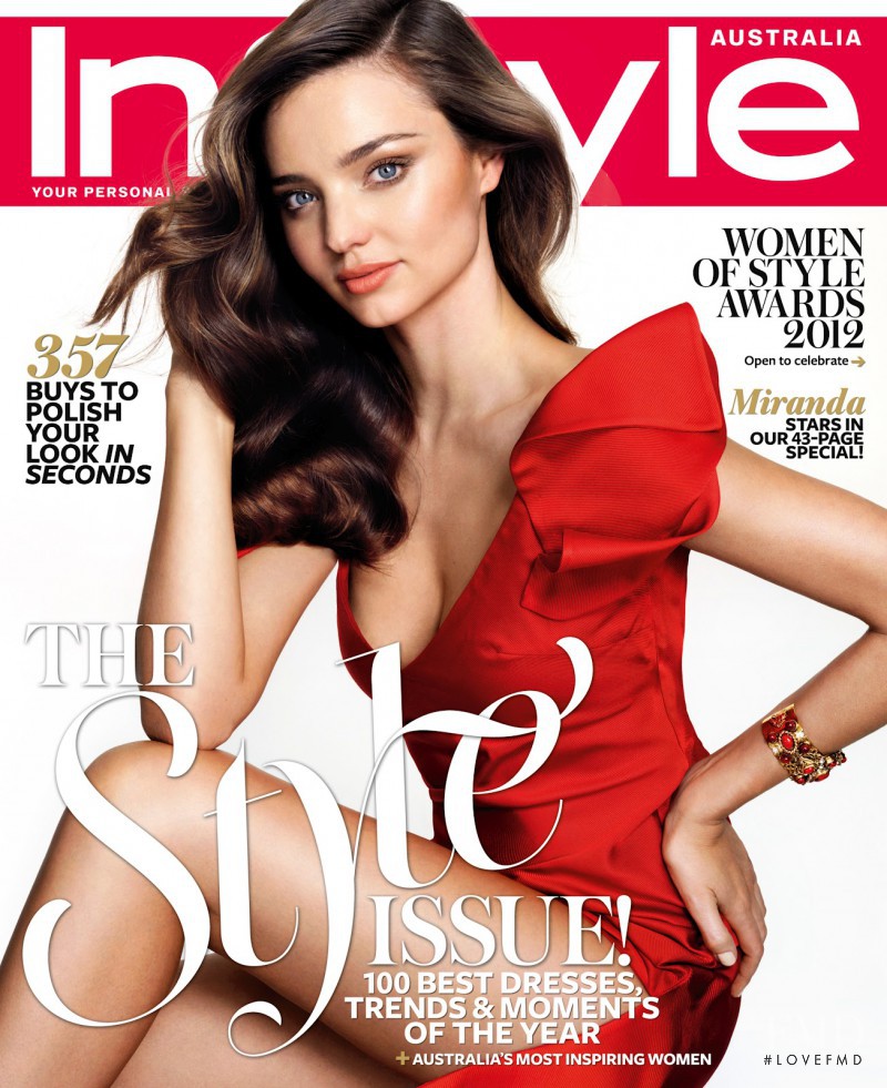 Miranda Kerr featured on the InStyle Australia cover from June 2012