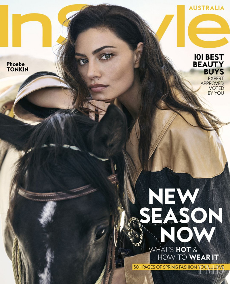 Phoebe Tonkin featured on the InStyle Australia cover from September 2019