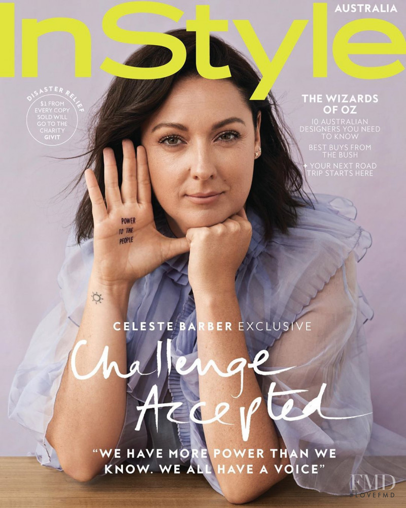 Celeste Barber  featured on the InStyle Australia cover from April 2020