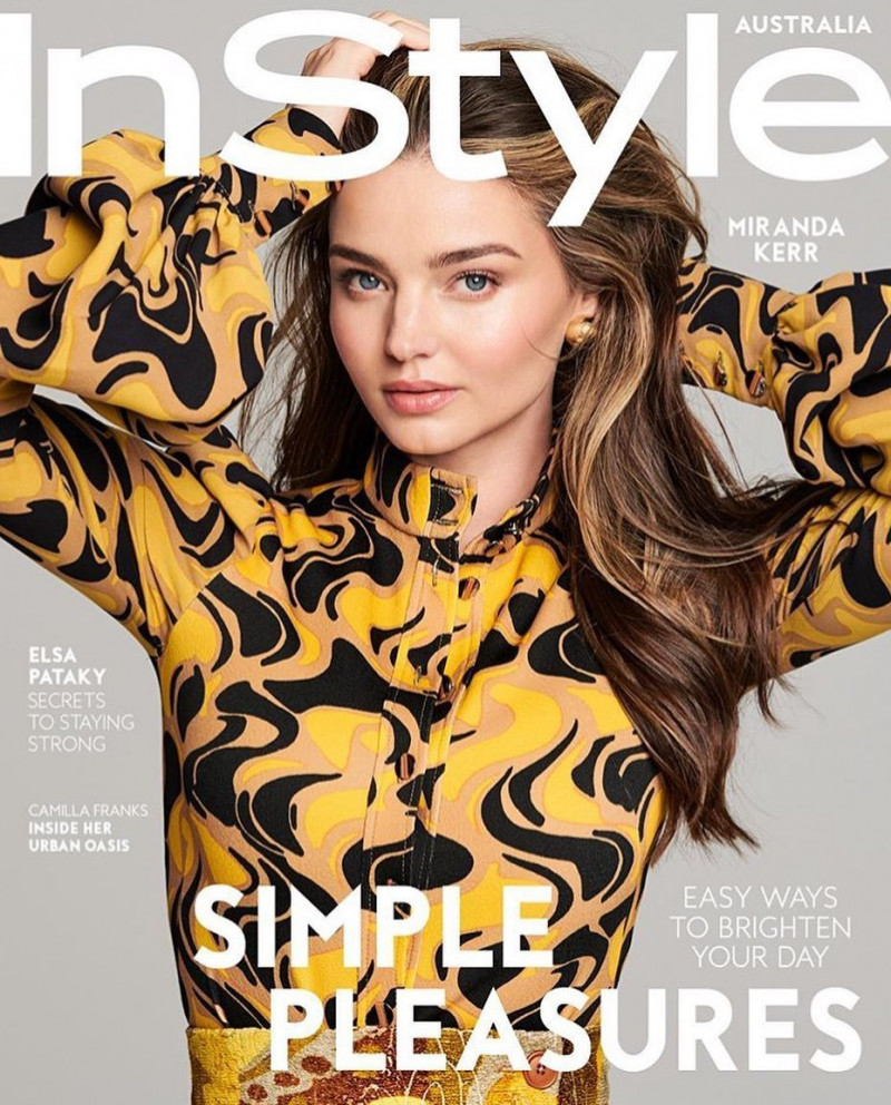 Miranda Kerr featured on the InStyle Australia cover from May 2020