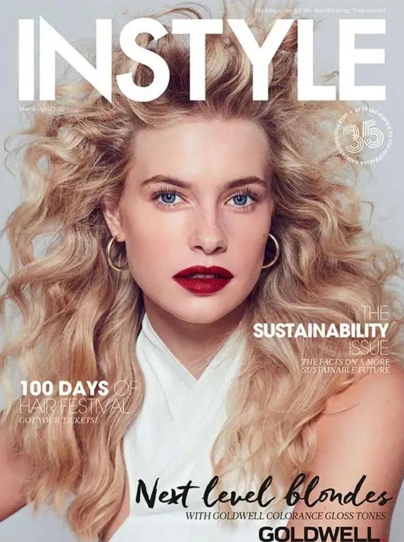 Sianie Aitken featured on the InStyle Australia cover from March 2022