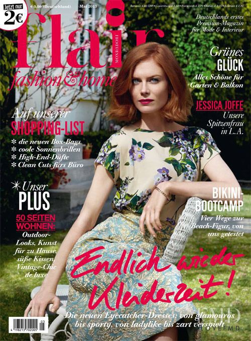 Jessica Joffe featured on the Flair Germany cover from May 2013