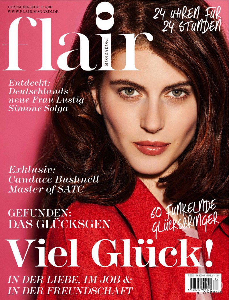 Jennifer Messelier featured on the Flair Germany cover from December 2015