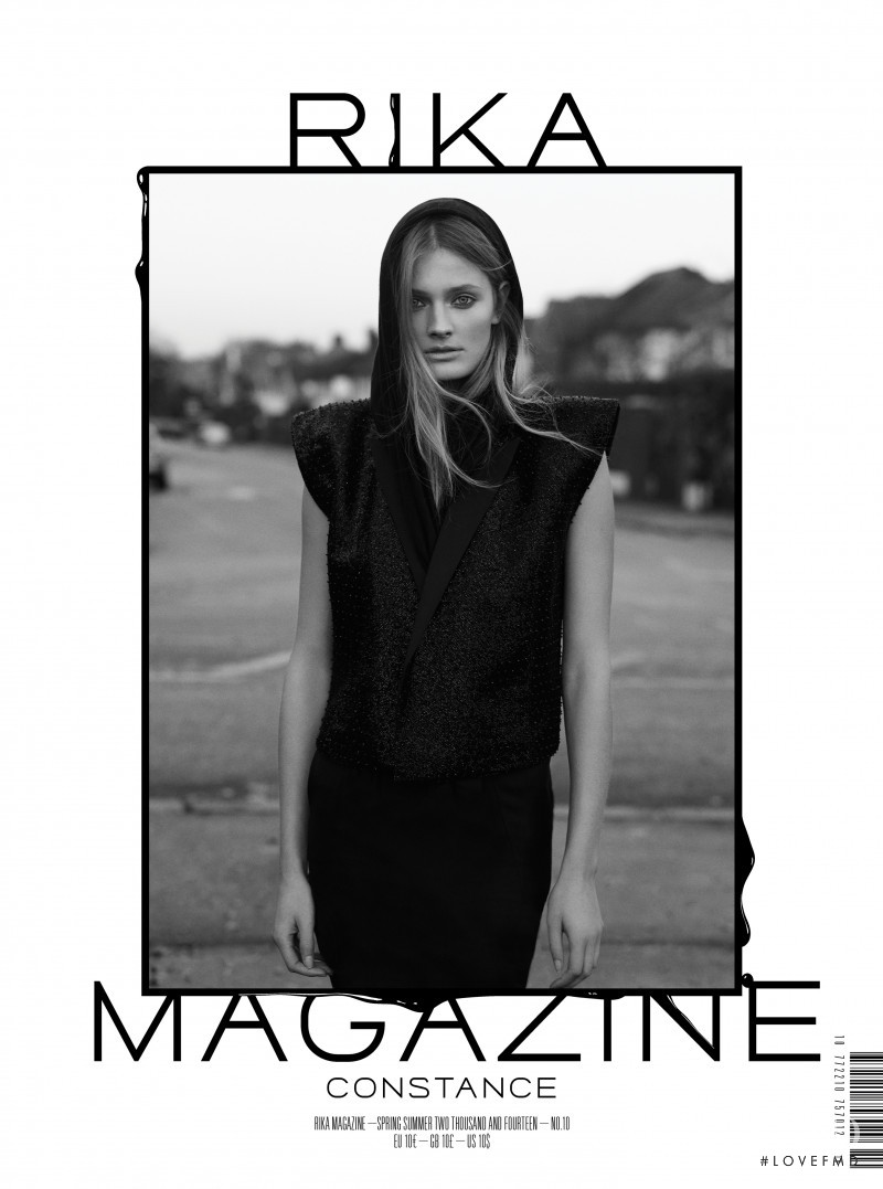 Constance Jablonski featured on the Rika cover from February 2014