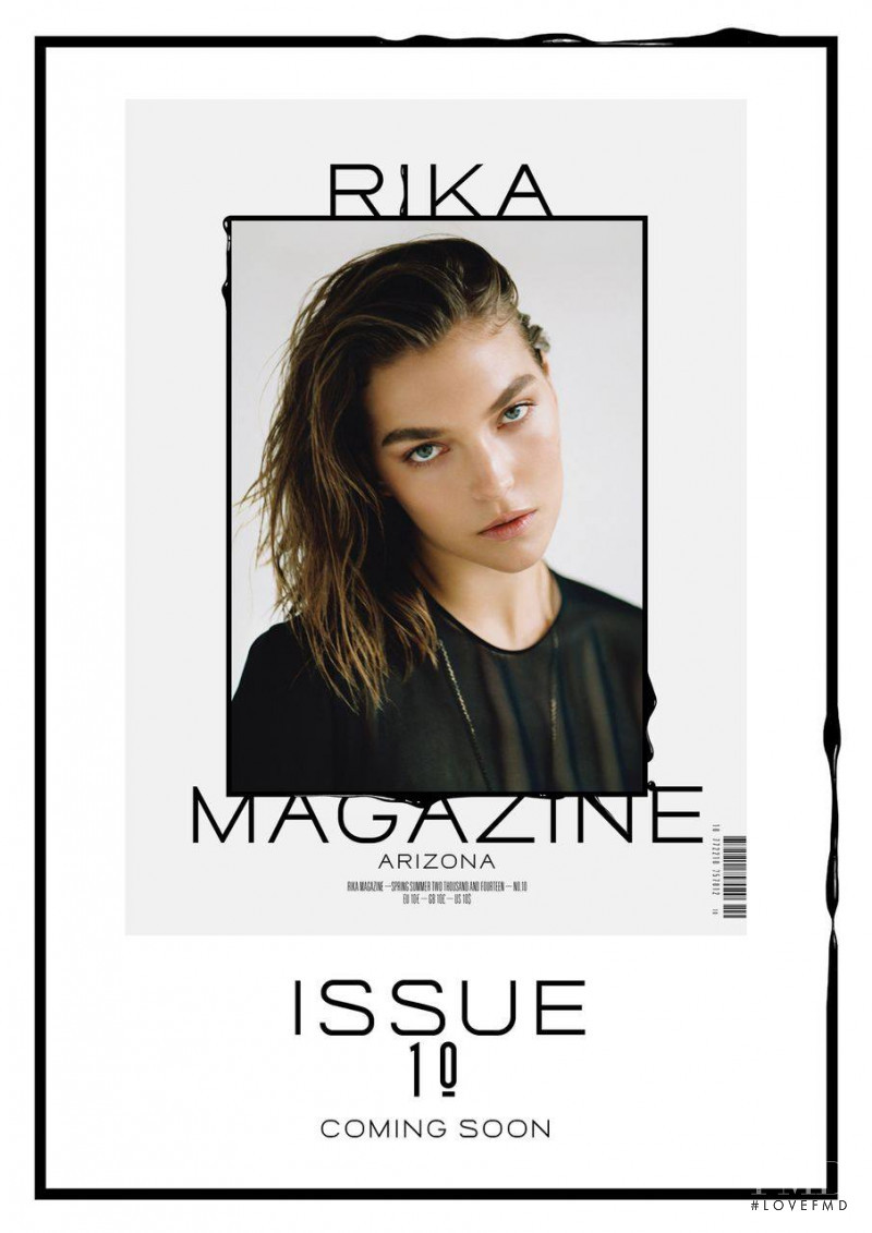 Arizona Muse featured on the Rika cover from March 2014