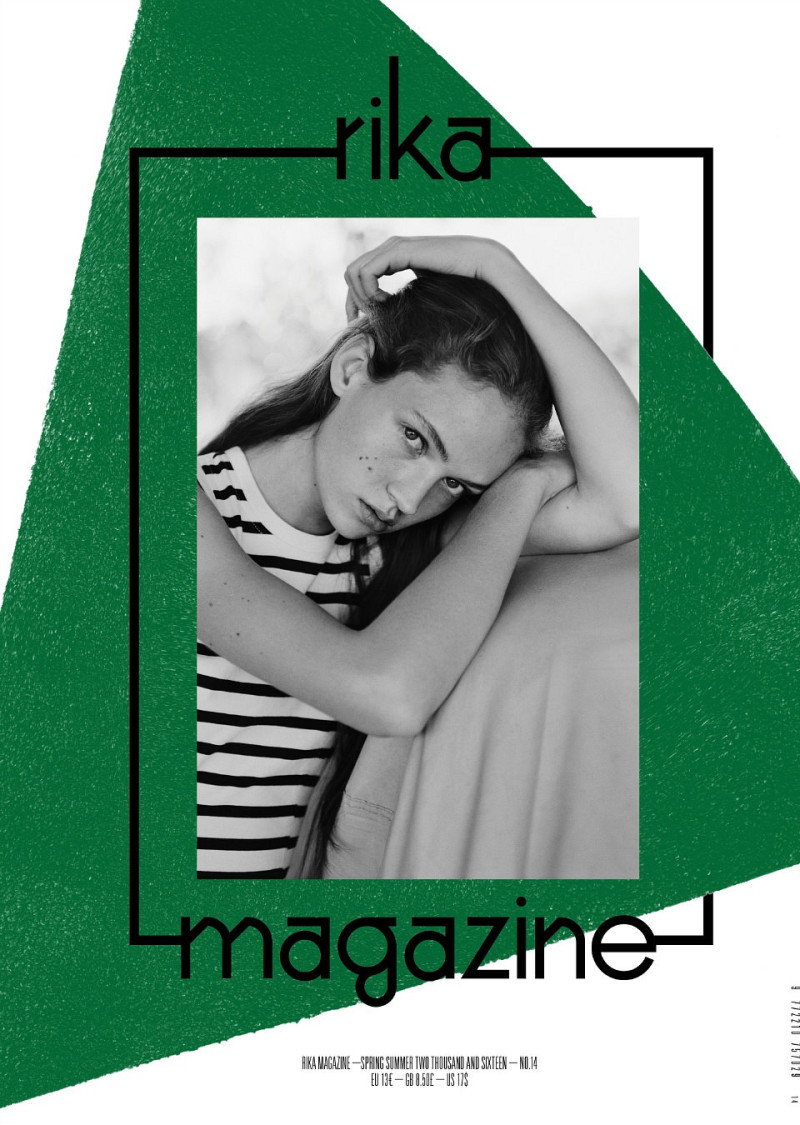 Adrienne Juliger featured on the Rika cover from March 2016