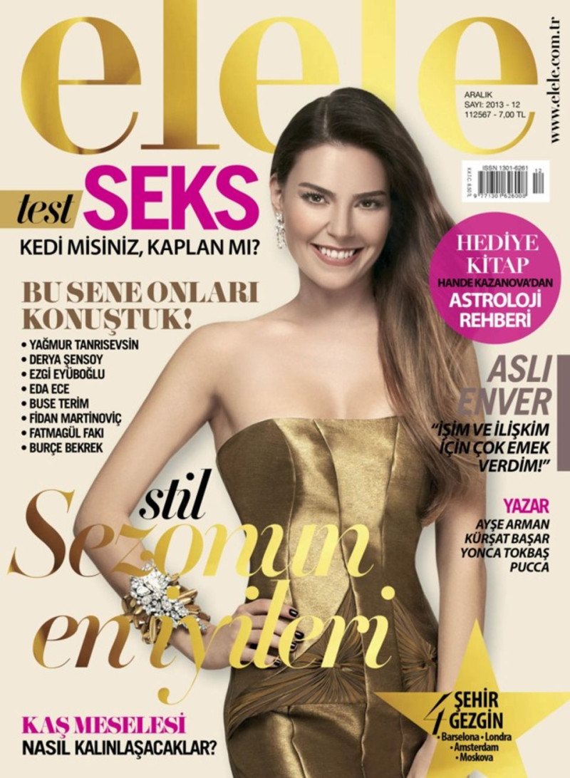  featured on the Elele Turkey cover from December 2013