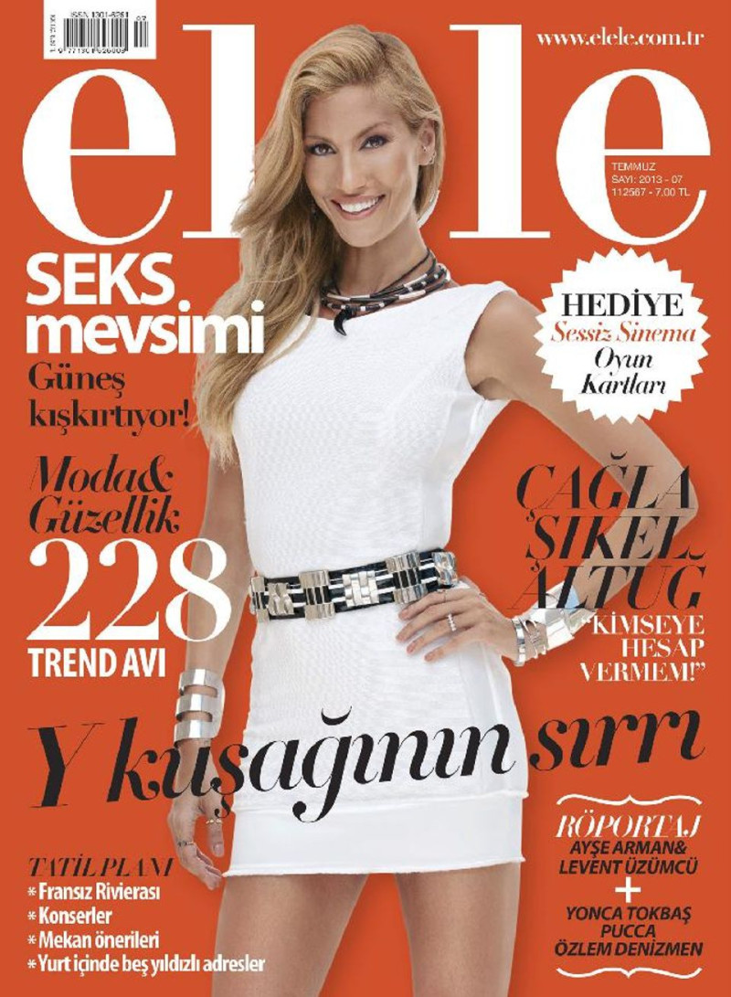  featured on the Elele Turkey cover from July 2013