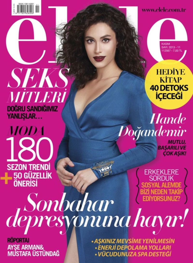  featured on the Elele Turkey cover from November 2013