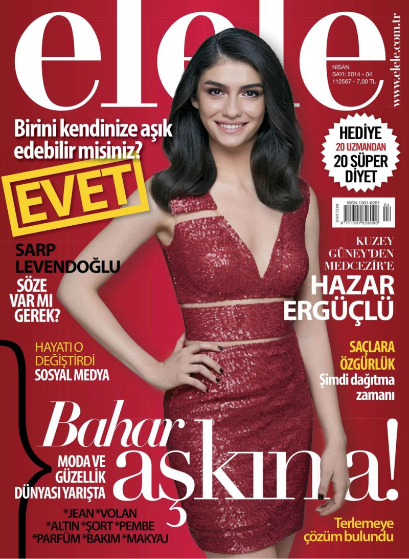  featured on the Elele Turkey cover from April 2014