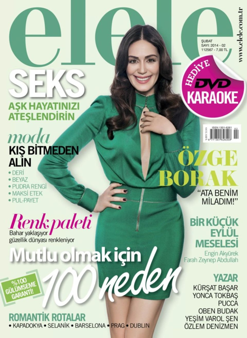  featured on the Elele Turkey cover from February 2014